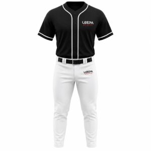 Affordable Black & White Baseball Uniform – Pro Performance