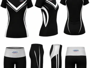 Custom Volleyball Women Black & White Uniform