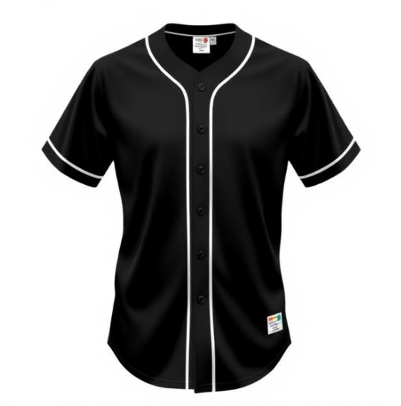 Black Baseball Jersey