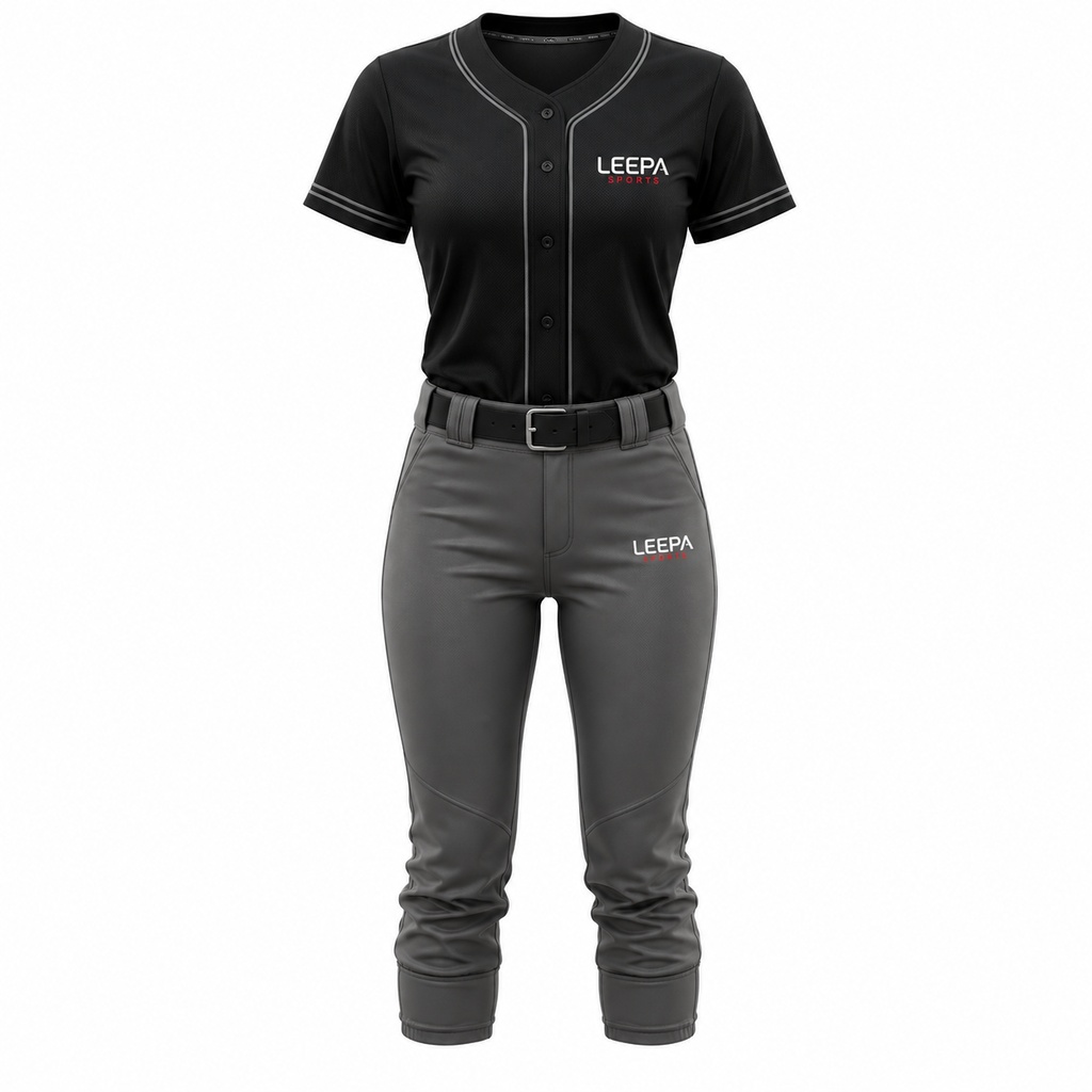 Black Softball Uniform