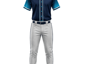Blue & Grey Baseball Uniform