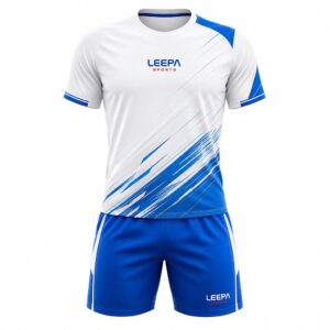 Blue White Table Tennis Uniform