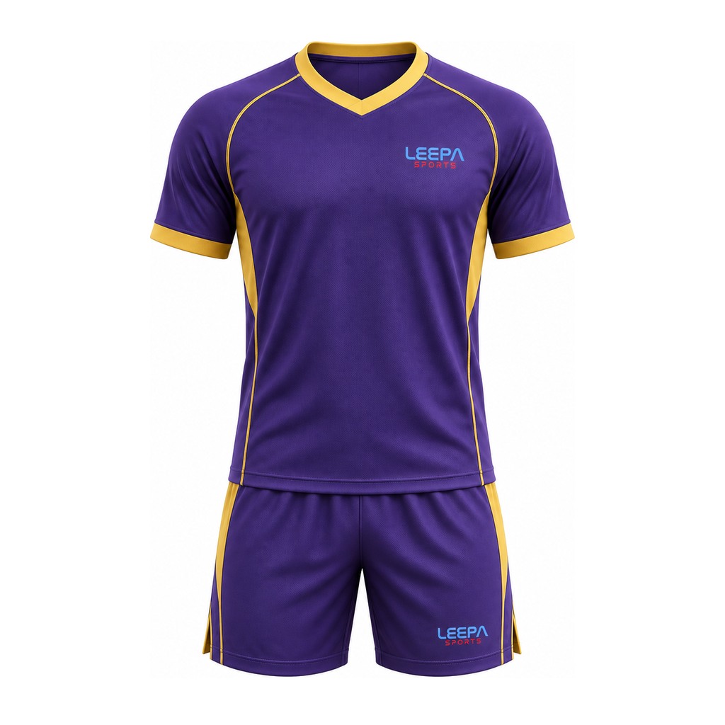 Custom Purple Soccer Uniform