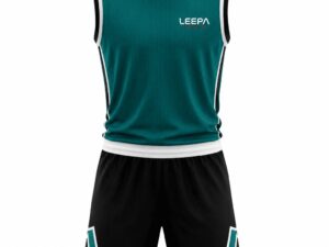 Custom Teal Basketball Uniform for Men