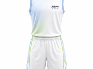 Custom White Basketball Uniform