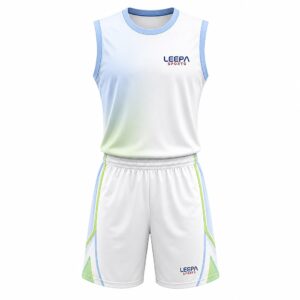 Custom White Basketball Uniform