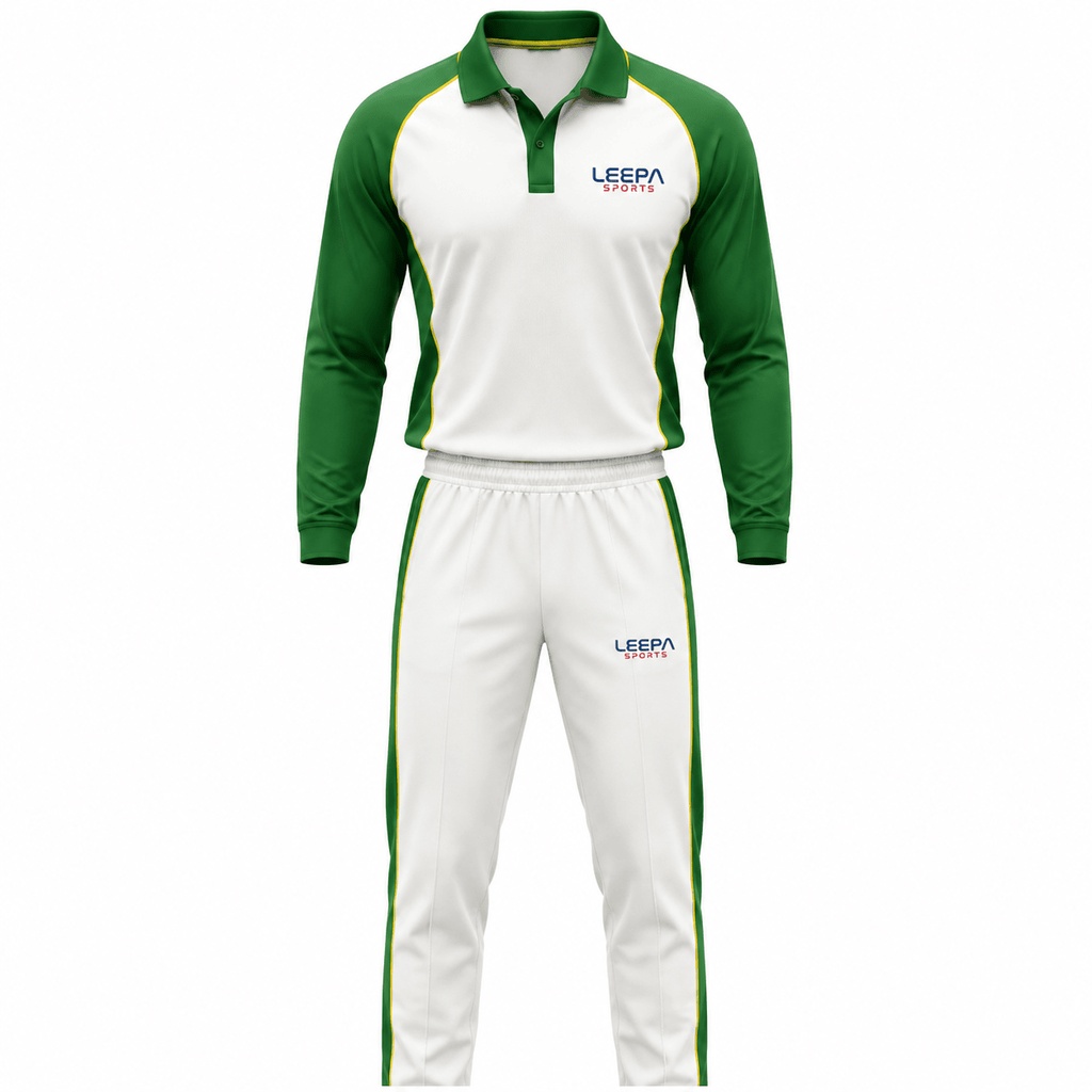 Custom White Cricket Uniform