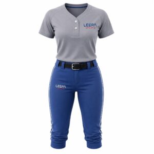 Custom Grey Softball Uniform