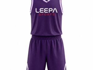 Deep Purple Basketball Uniform