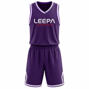 Deep Purple Basketball Uniform