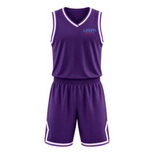 Deep Purple Basketball Uniform