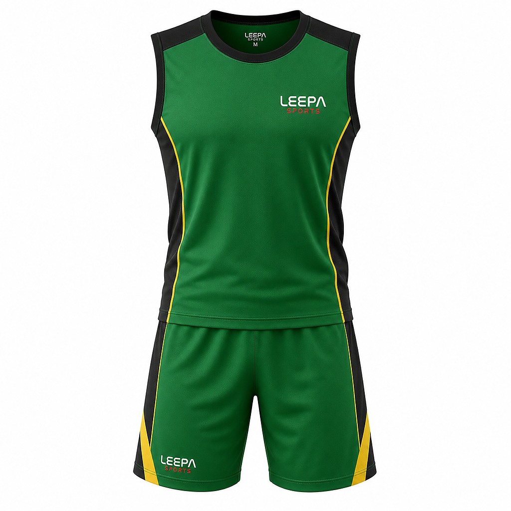 Forest Green Basketball Uniform
