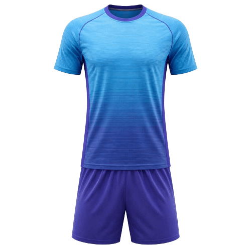 Gradient Blue Football Uniform