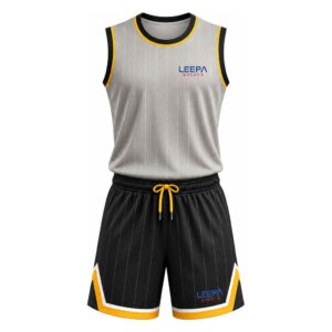 Grey Basketball Uniform for Teen