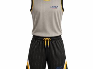 Grey Basketball Uniform for Teen