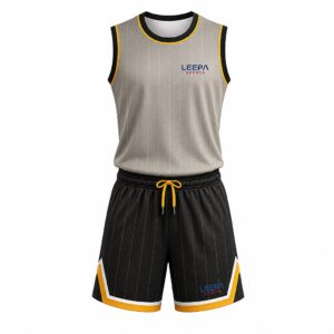 Grey Basketball Uniform for Teen