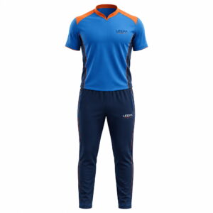 Grey Blue Cricket Uniform