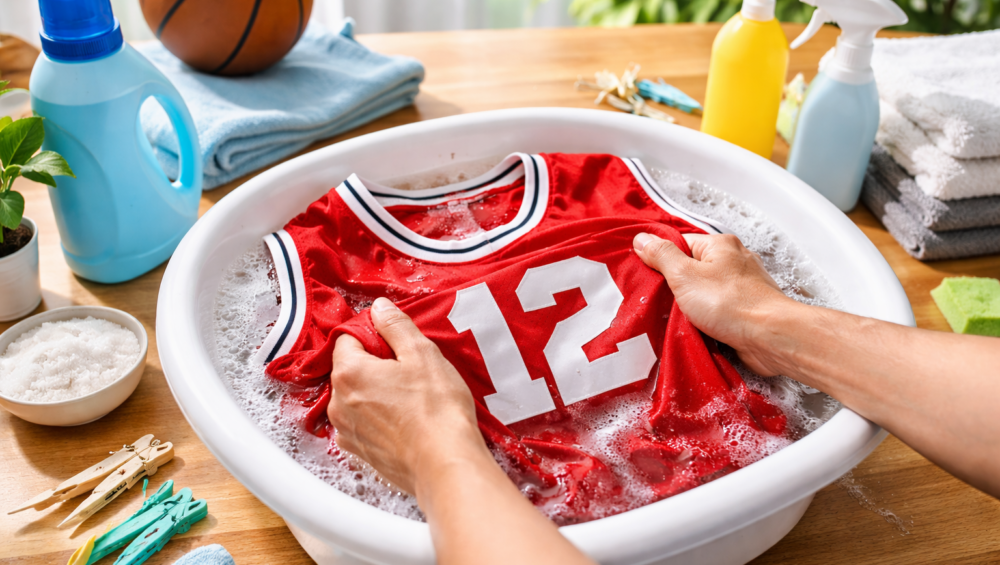 Tips on how to handwash basketball jerseys
