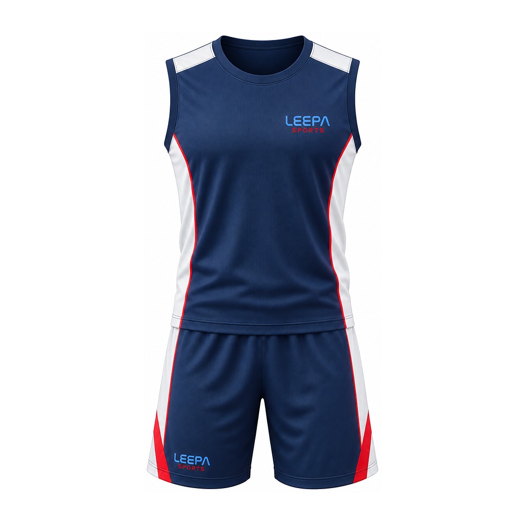 Navy Aqua Basketball Uniform