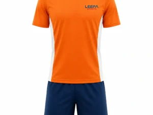 Orange Blue Football Uniform