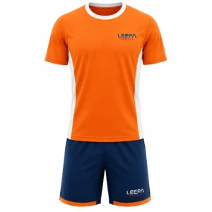 Orange Blue Football Uniform