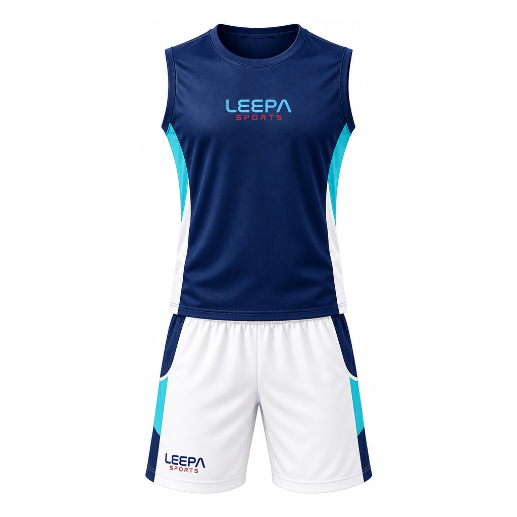 Plain Blue Basketball Uniform