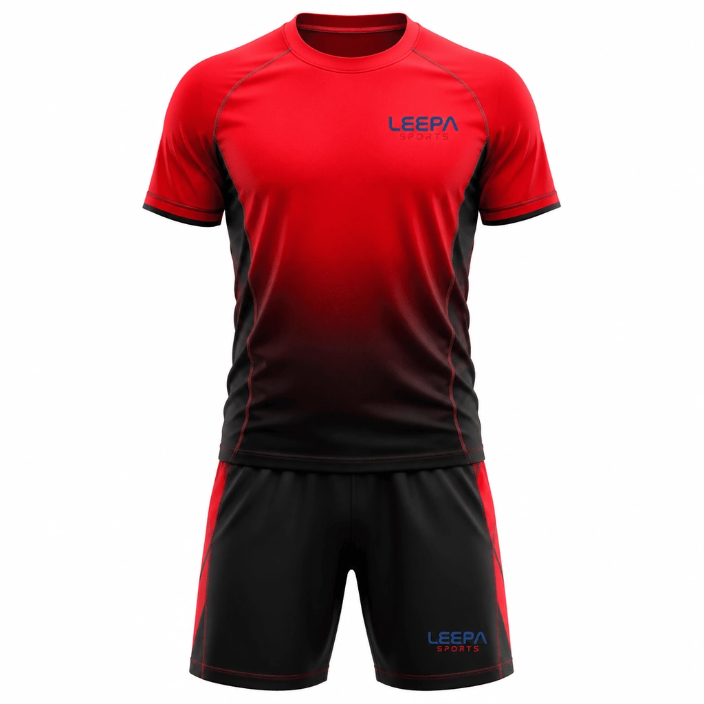 Red Black Table Tennis Uniform