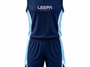 Striking Blue Basketball Uniform