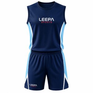 Striking Blue Basketball Uniform