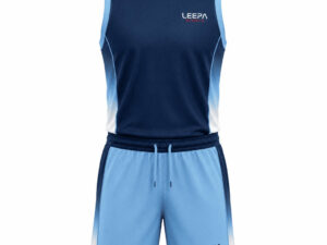 Sublimated Vibrant Blue Basketball Uniform Design