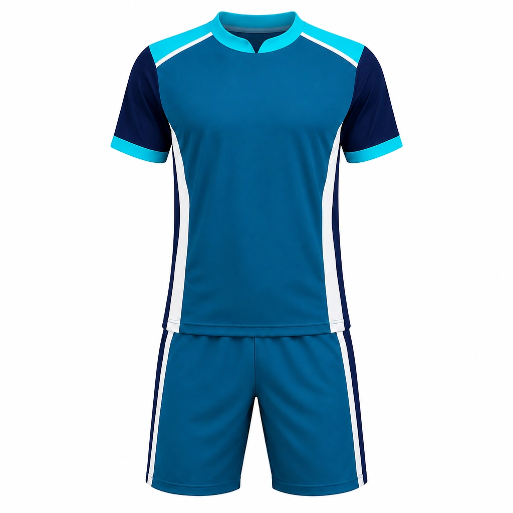 Teal Blue Hockey Uniform