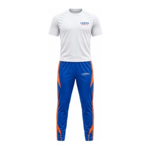 White & Blue Cricket Uniform