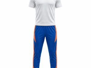 White & Blue Cricket Uniform