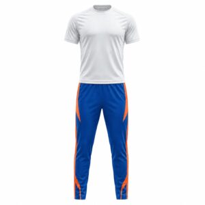 White & Blue Cricket Uniform