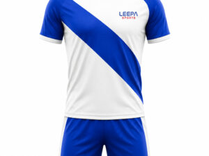 White Blue Table Tennis Uniform