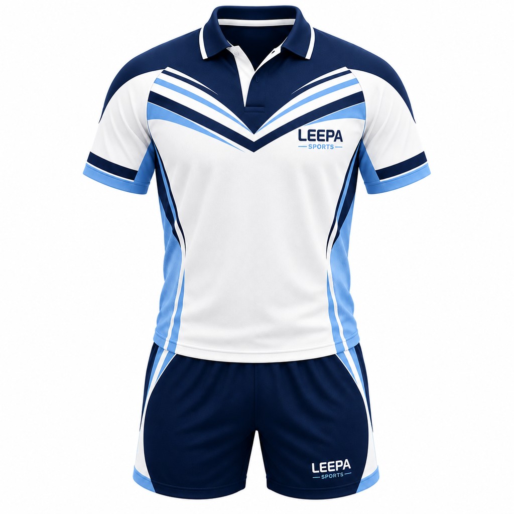 White Custom Rugby Uniform