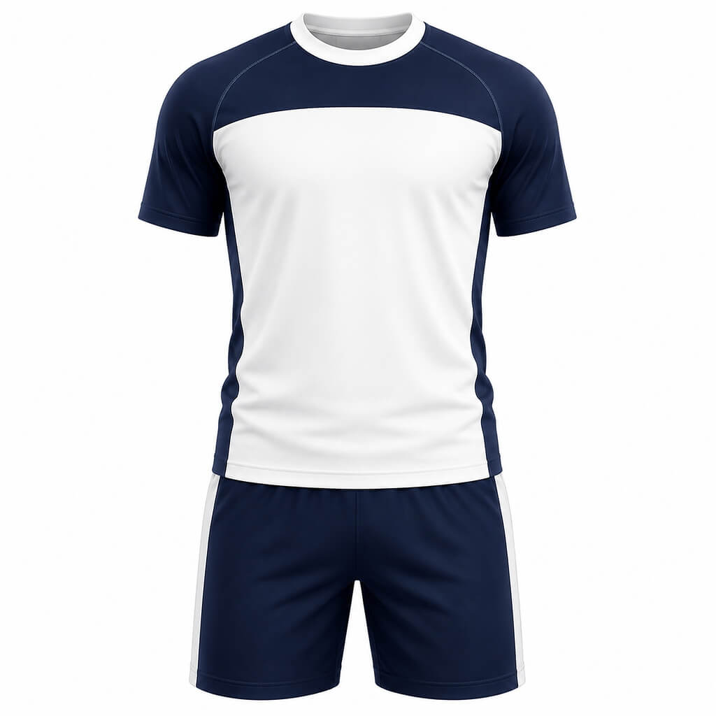 White Custom Rugby Uniform