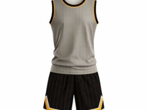 Grey Basketball Uniform for Kids