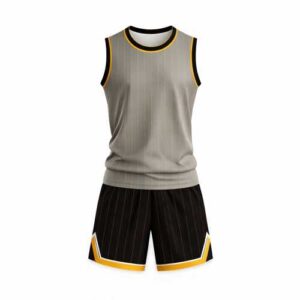 Grey Basketball Uniform for Kids