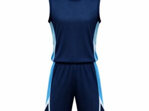 Striking Blue Basketball Uniform