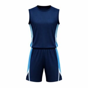 Striking Blue Basketball Uniform