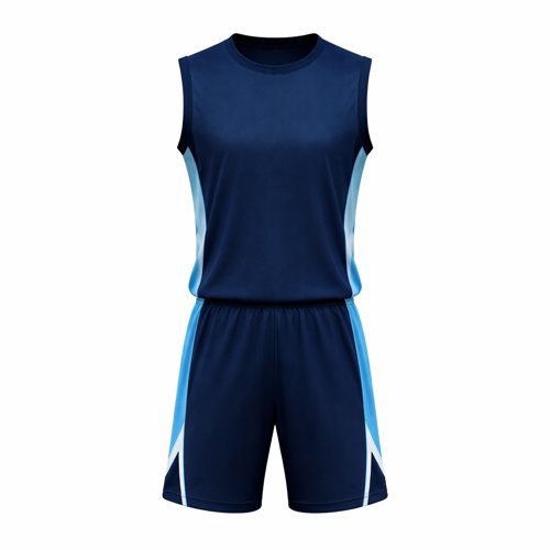 Striking Blue Basketball Uniform