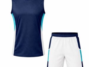 Plain Blue Basketball Uniform
