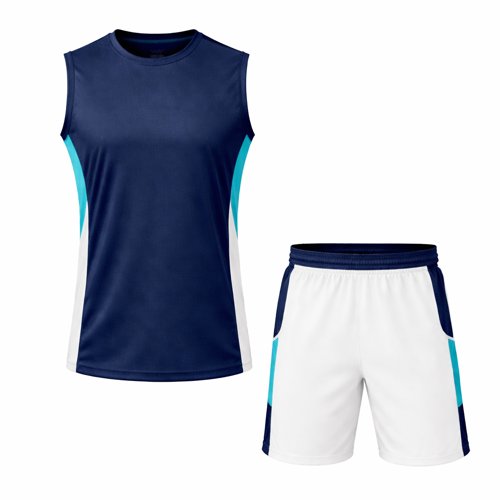 Plain Blue Basketball Uniform