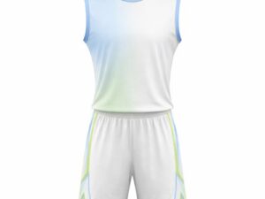 Custom White Basketball Uniform