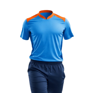 Grey Blue Cricket Uniform