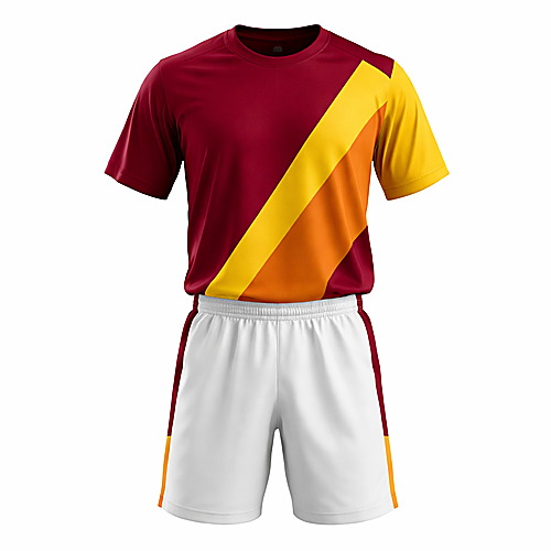 Breathable Maroon Hockey Uniform