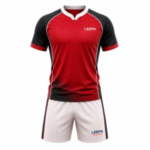 Red Rugby Uniform