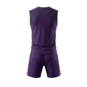 Deep purple basketball uniform