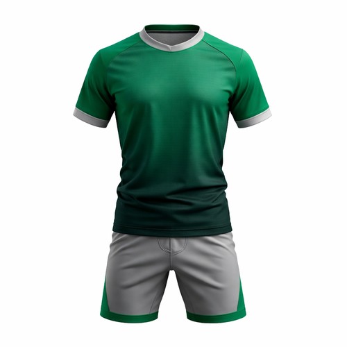 Green Rugby Uniform Design